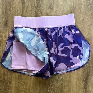 1st Phorm Purple Camo Women's Shorts